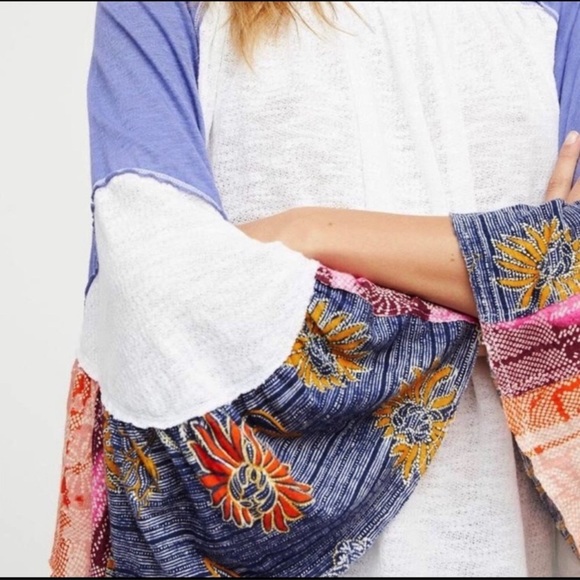 We the Free Friday Fever Thermal Fluted Sleeve Top - Picture 7 of 12